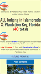 Mobile Screenshot of islamorada-hotels.keysdirectory.com