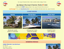 Tablet Screenshot of key-largo-hotels.keysdirectory.com