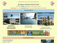 Tablet Screenshot of marathon-hotels.keysdirectory.com